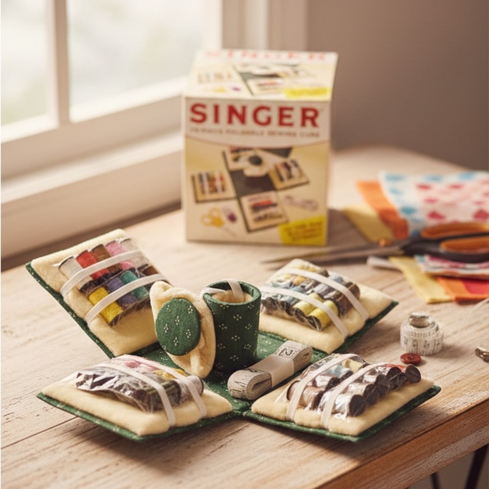 Vintage Singer Sewing 70 Piece Kit MINT